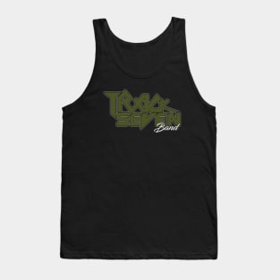 Olive Track Seven Band logo Tank Top